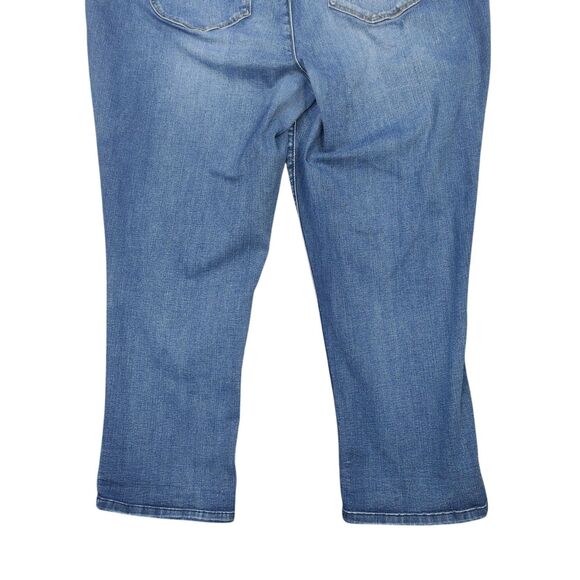 Democracy "Ab"solution Capri Women's Blue Denim Jeans Size 24W EUC - Picture 8 of 14